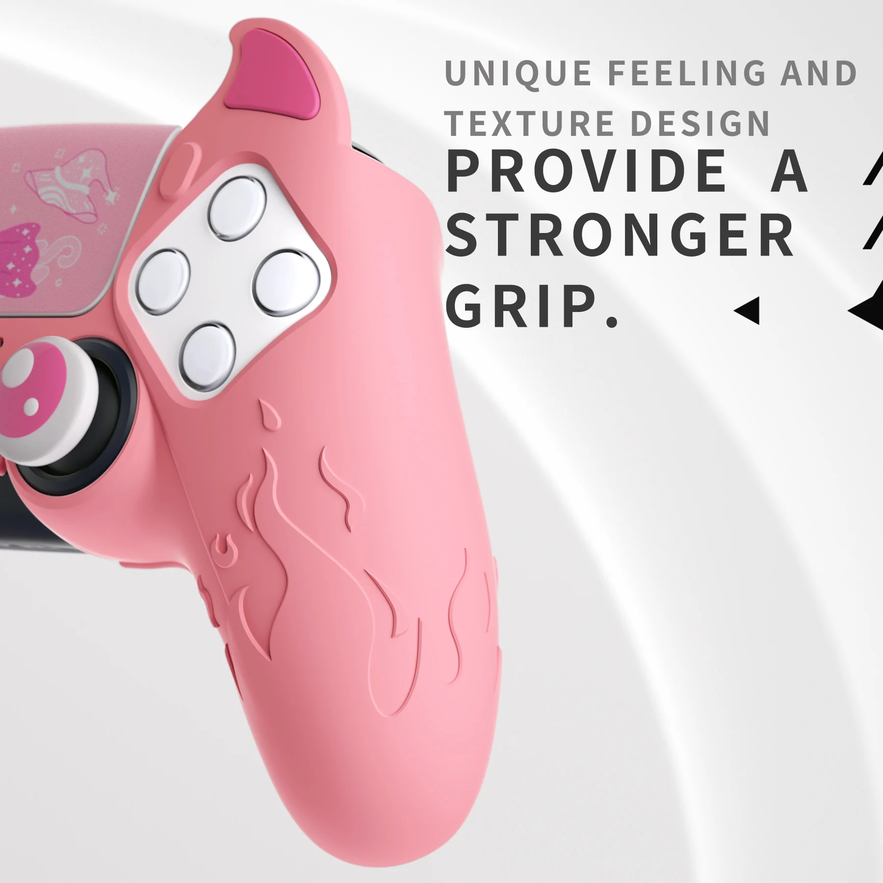 Силиконовый чехол PlayVital Cute Demon Controller для PS5