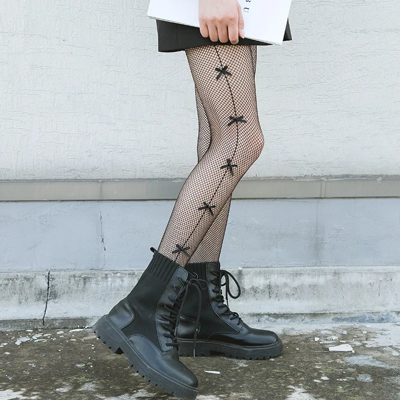 

Сетчатые носки Kawaii, популярные сетчатые носки, женская одежда, длинные трубки, Harajuku JK, сексуальные шелковые чулки, женское нижнее белье