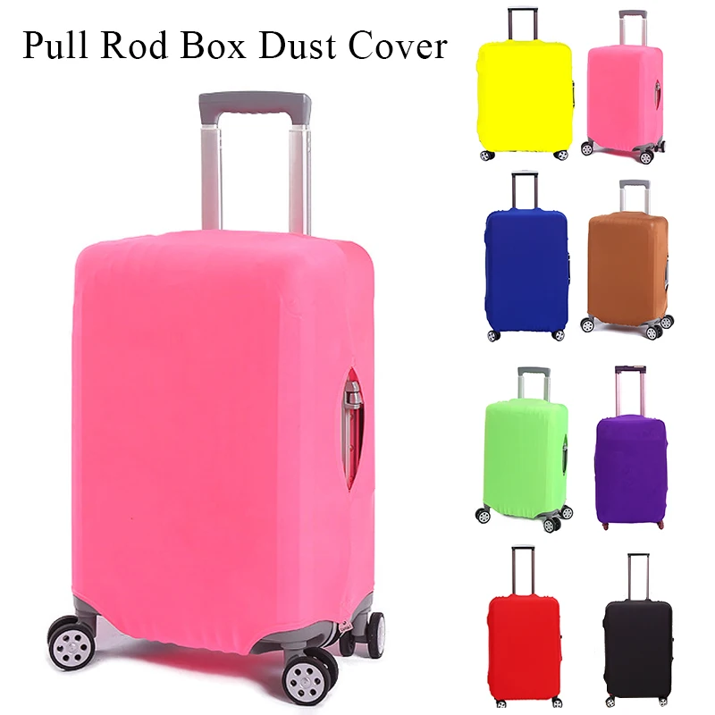 

Solid color Travel suitcase dust cover Luggage Protective Cover For 18-28 inch Trolley case dust cover Travel Accessories