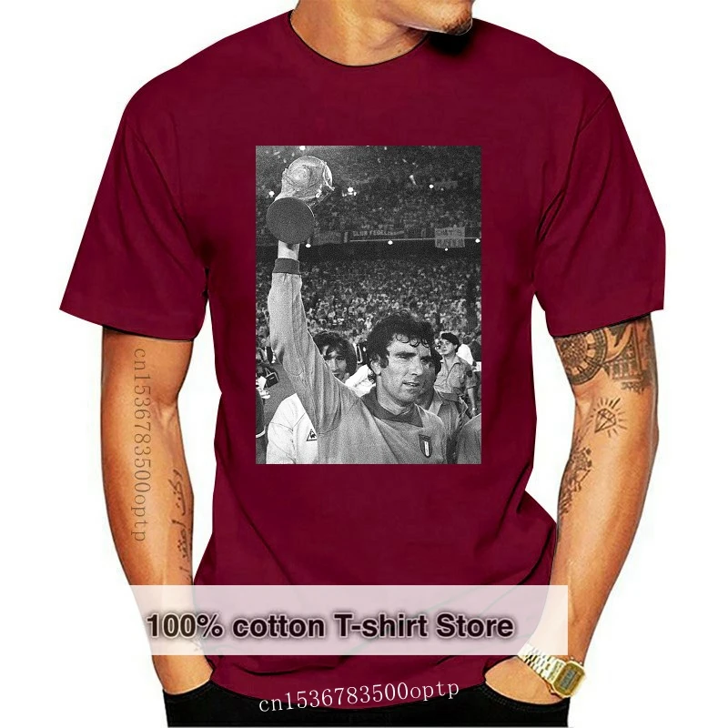 T-SHIRT DINO ZOFF CAMPIONE DEL MONDO ITALIA 1982 - CALCIO 1 S-M-L-XL-2XL-3XL
