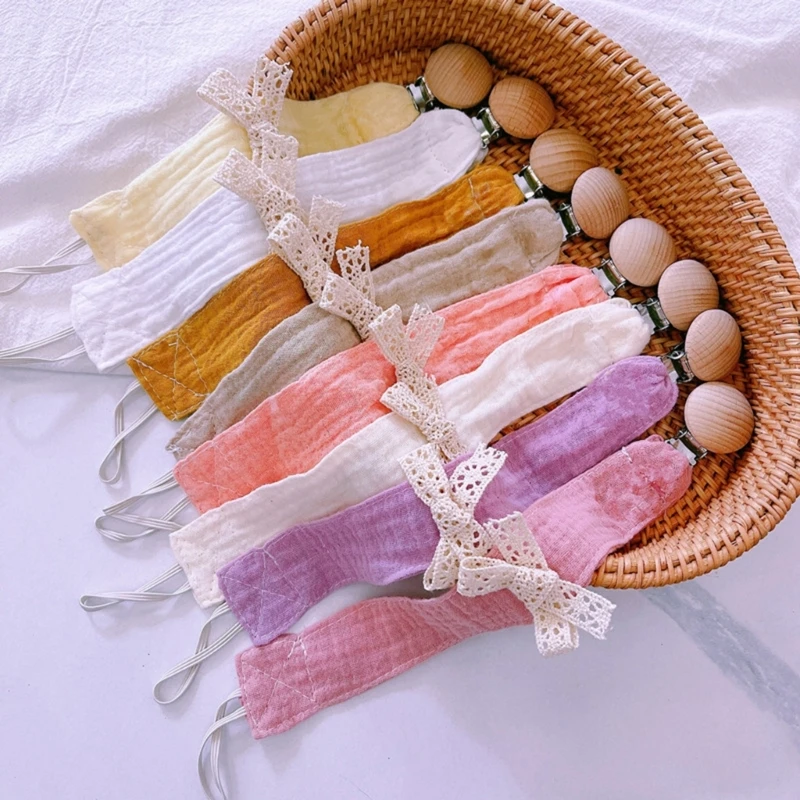 

Baby Pacifier Chain Bowknot Design Soother Toy Holder Strap Lanyard
