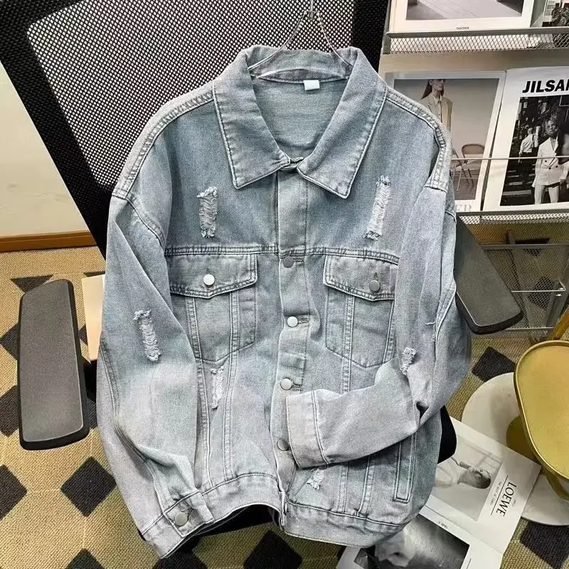 Новинка в Jackets Jens Мужской осенний бомбер Джинсовая одежда Jack Рабочая Мужская