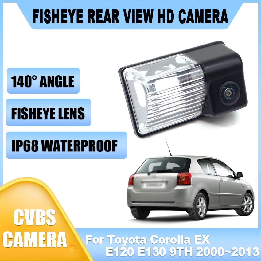 Камера заднего вида для Toyota Corolla EX E120 E130 9 2000 ~ 2013 CCD камера с ночным видением