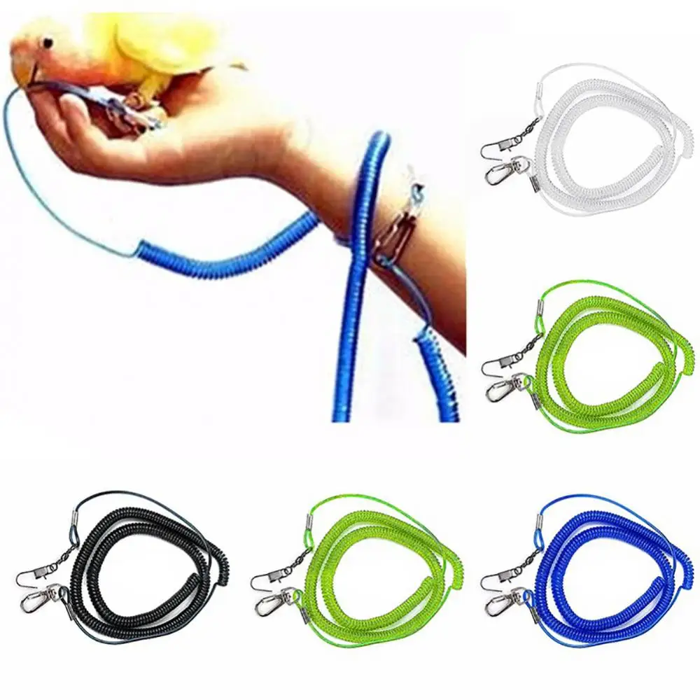 

New Parrot Bird Leash Flying Training Rope Straps Parrot Cockatiels Starling Budgie Training Bird Behaviour Aid