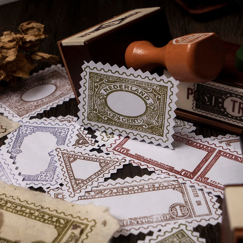 Деревянная ручка печать деревянный резиновый штамп в стиле ретро старинная