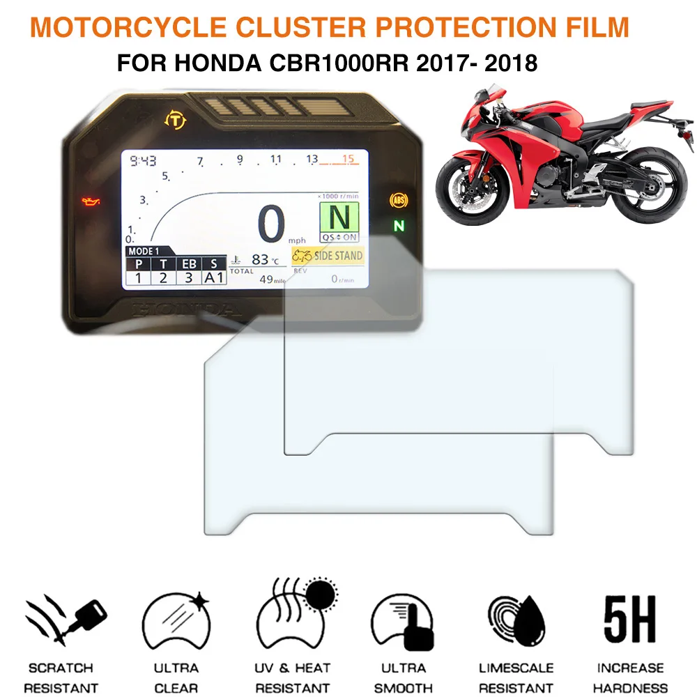 

Motorcycle Cluster Scratch Protection Film Screen Protector For Honda CB500X CBR650R CB500F CBR500R CB650R 2019 2020 2021 Board