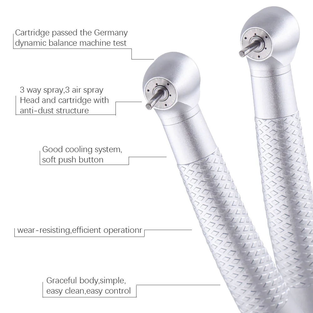 COXO CX207-W наконечник с кнопкой 2/4 отверстий воздушной турбины высокоскоростной