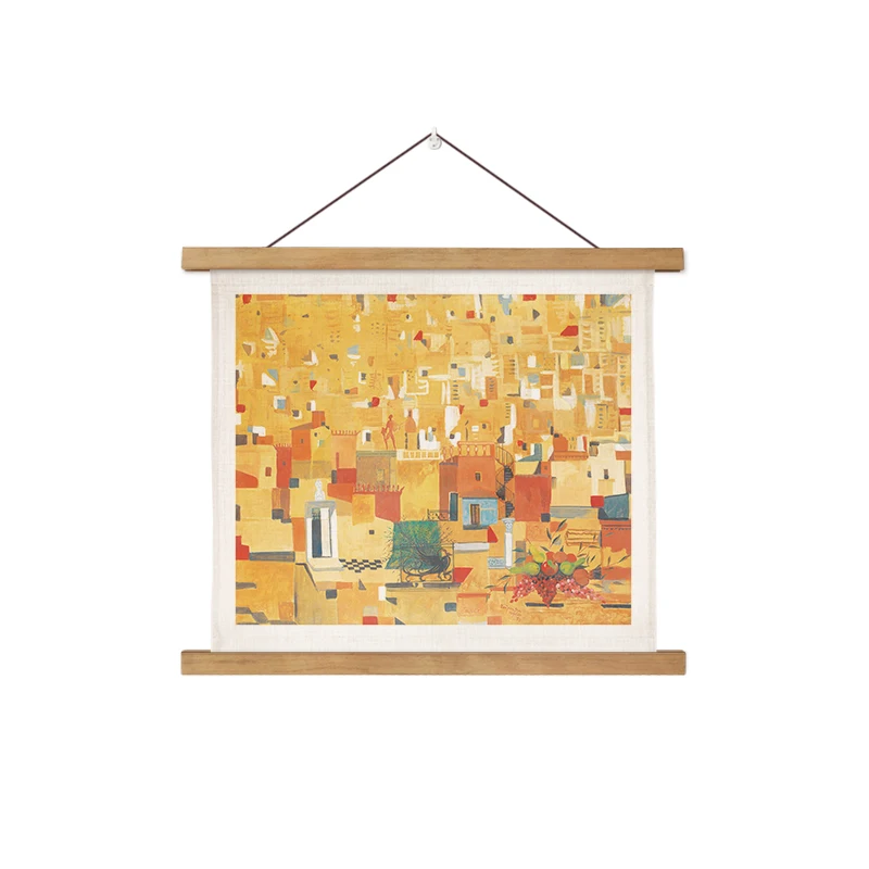 

T13 MATISSE Canvas Poster Pictures for Living Room Home Decor Painting Wall Art with Solid Wood Hanging Scroll