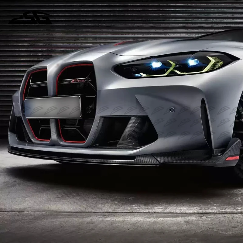Передний бампер из углеродного волокна сплиттер для губ спойлер BMW M3 G80 M4 G82 G83 2021+