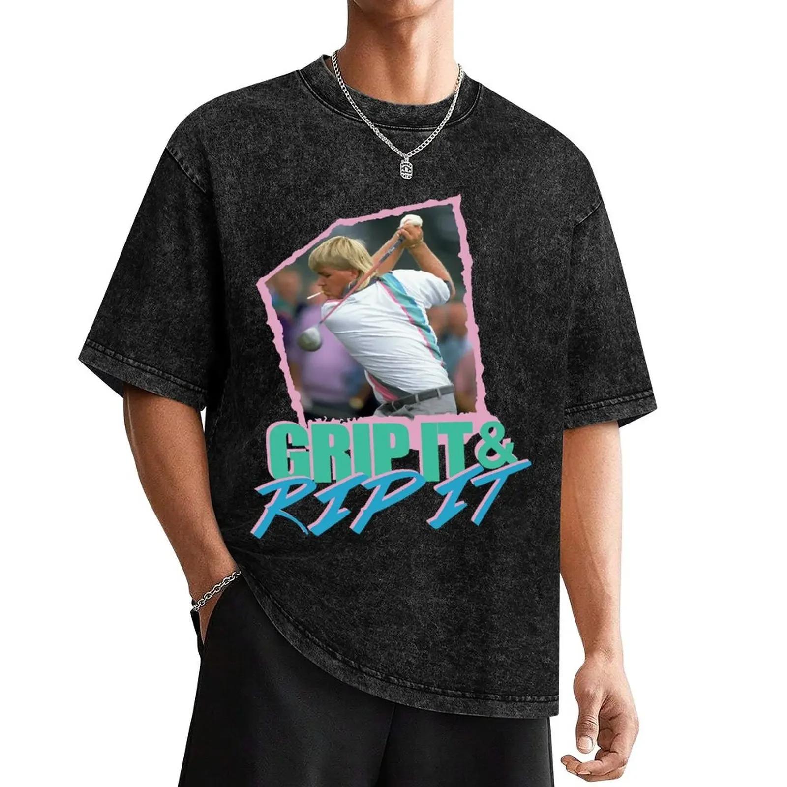 Футболка унисекс John Daly с принтом животного для мужчин и женщин