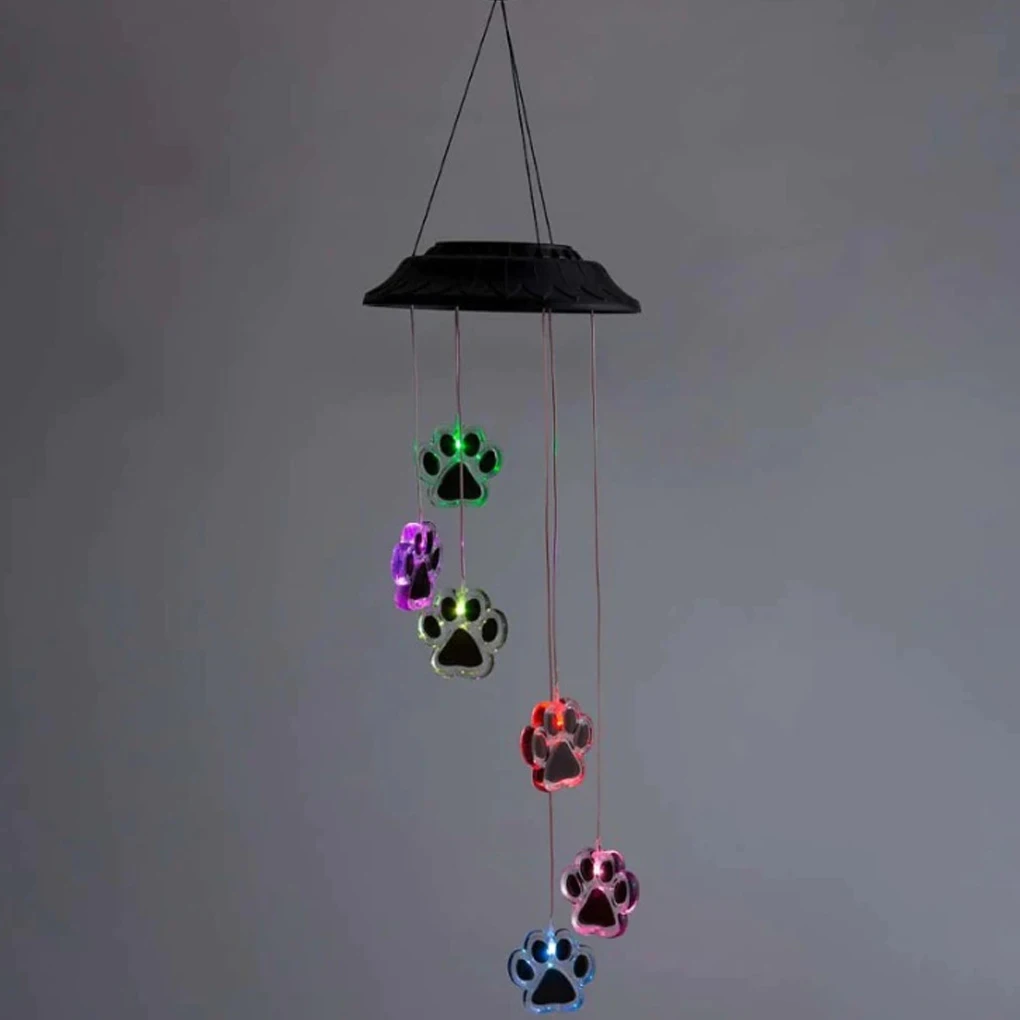 

Solar Light Wind Chime Lighting Ornament LED Lamp Landscaping Lamps