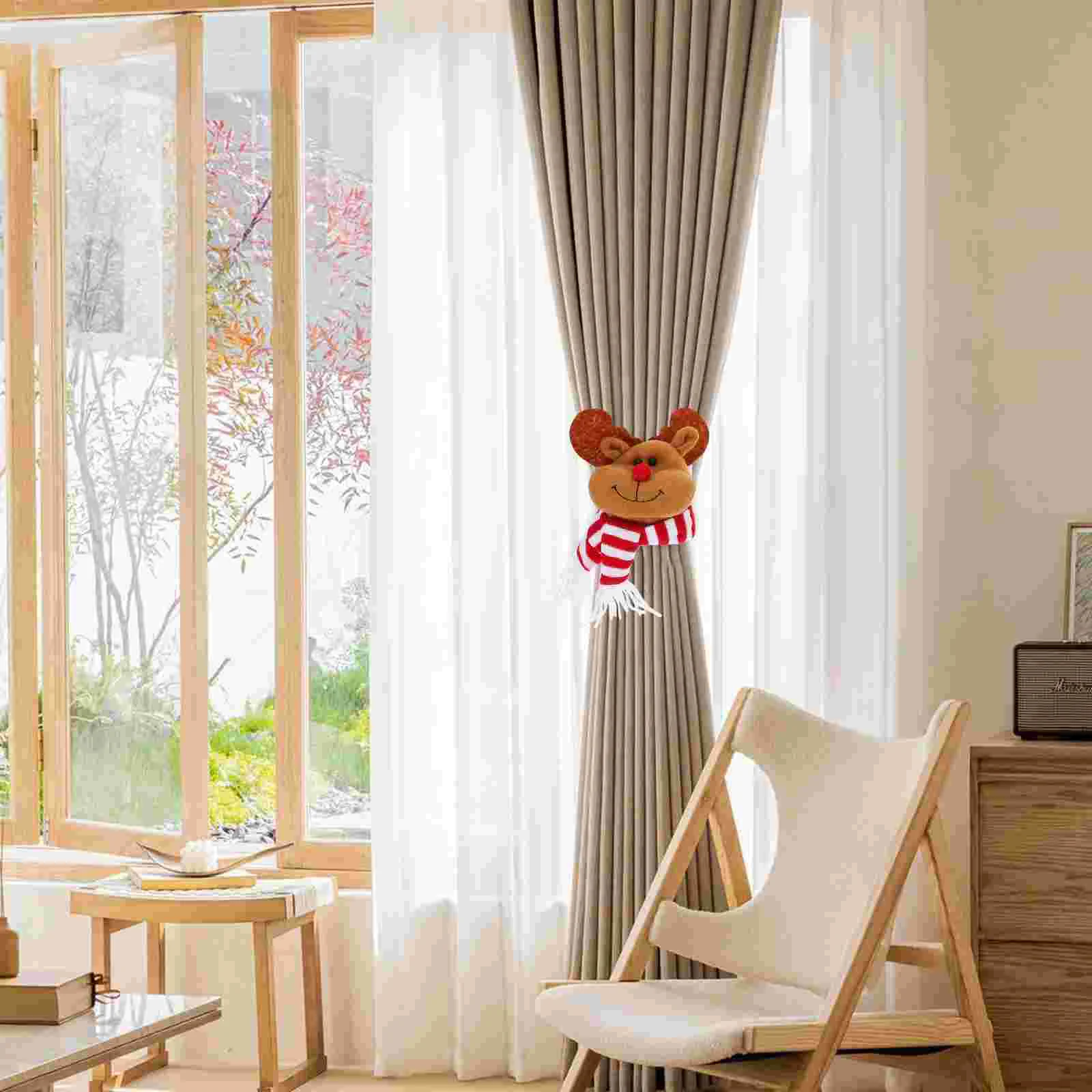 

Curtain Fastener Window Holdbacks Tiebacks Buckle Holders Fixing Drapes Straps Curtains