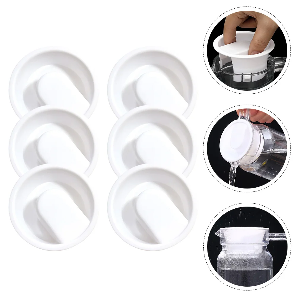 

Pitcher Lid Water Lidscoverreplacement Beverage Stoppers Jug Teaiced Drinking Beer Covers Kettle Bottlecold Accessories Drink