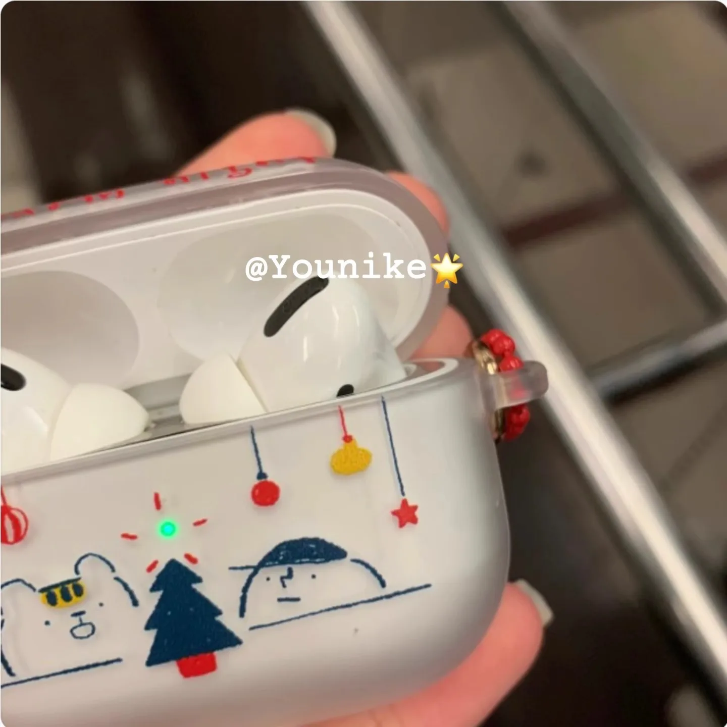 Корейский теплый ночник милый Airpod для AirPods 1 2 3 Pro AirPod Airpods тонкий прозрачный чехол