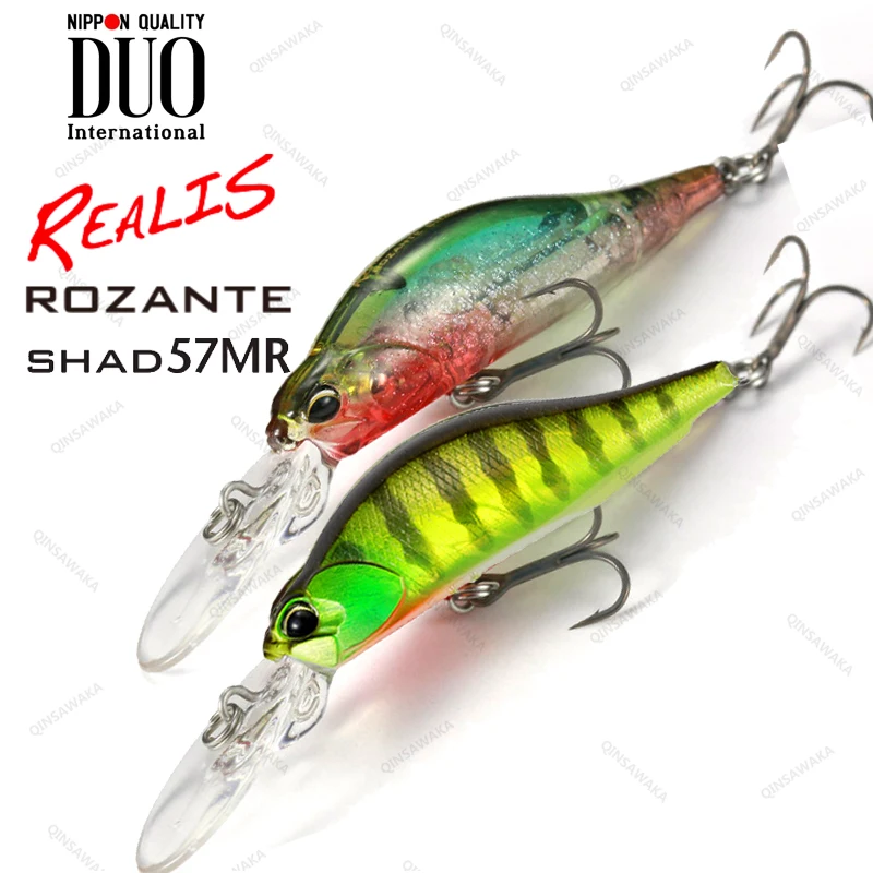 Японская приманка DUO REALIS ROZANTE SHAD 57MR 4 8 г jerkbait для ловли форели окуня |