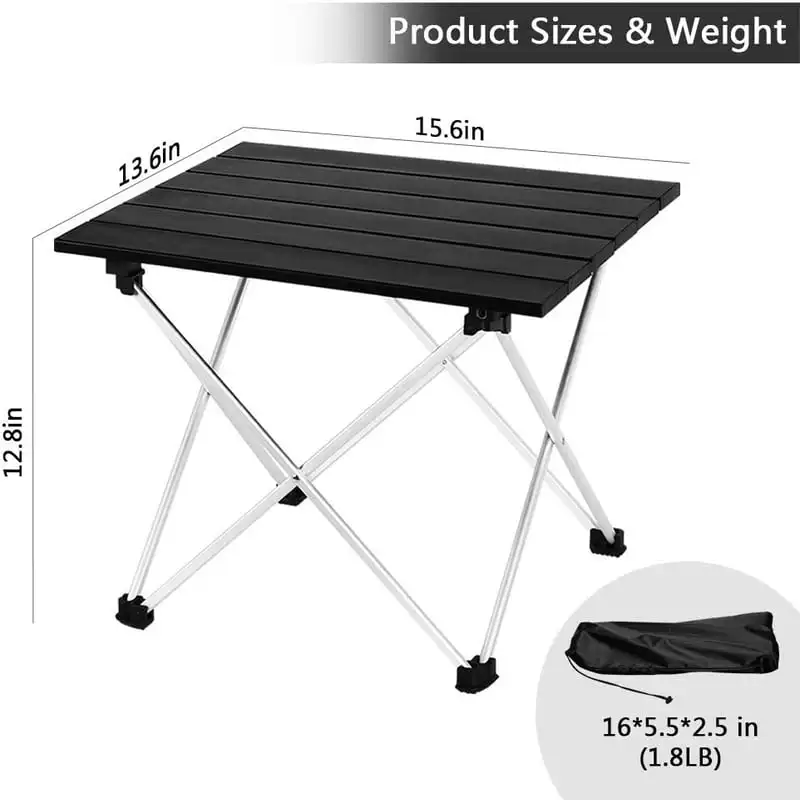 

Free shipping Camping Table, Outdoors Lightweight Folding Table Bag clips Tubular lock pick Llavero multifuncional Croc headligh