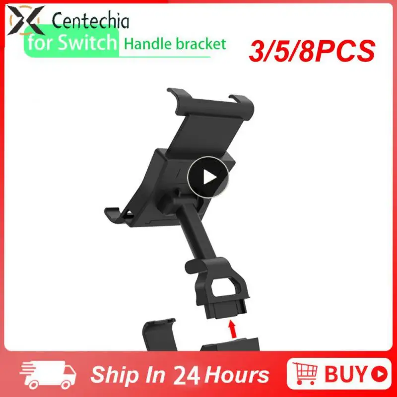 

3/5/8PCS For Switch Stand Free Your Hands Sturdy And Stable Gamepad Mount-clip Holder Handle Bracket