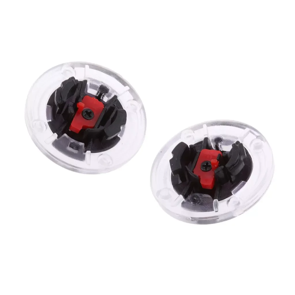 

2 Sets Helmet Screen Lens Mounting Fix Base w/ Rotate Switch for LS2 Helmet