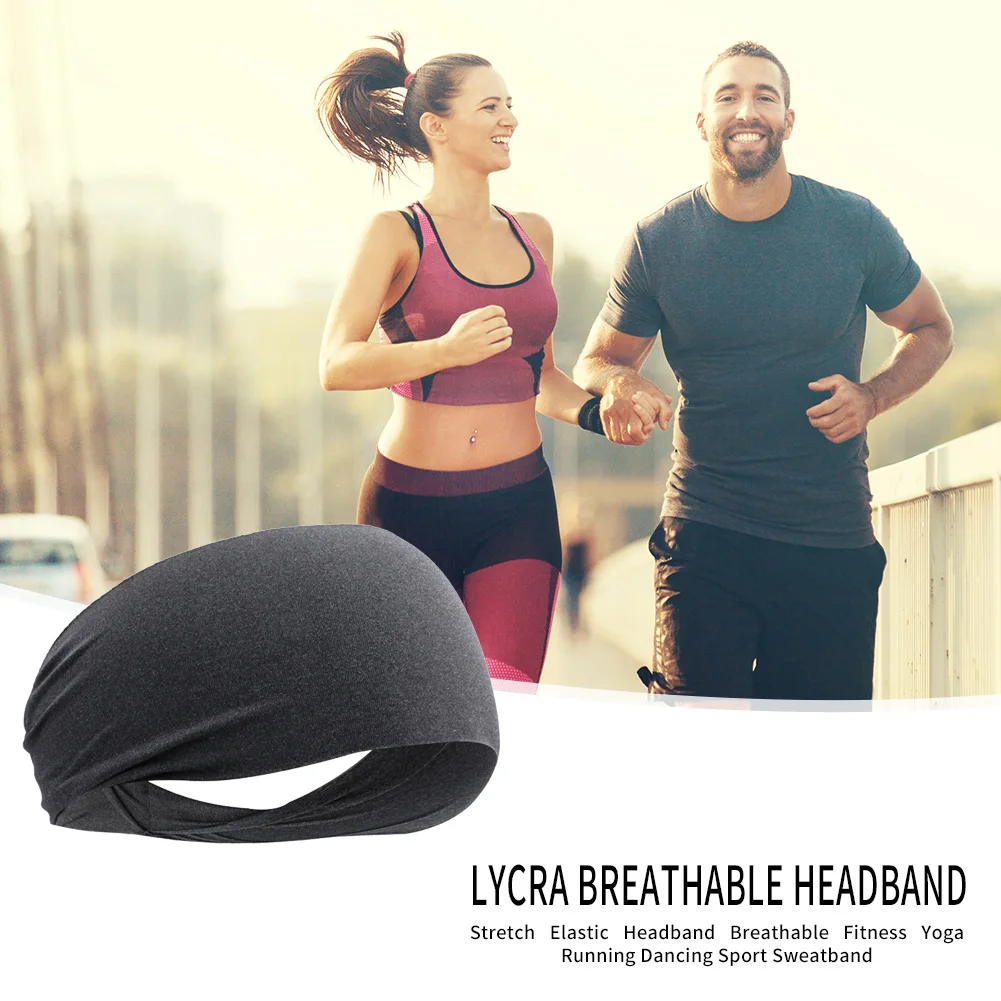 

Unisex Quick Drying Fitness Sports Headband Men Women Breathable Yoga Elastic Hair Sweat Band for Outdoor Running Ornament