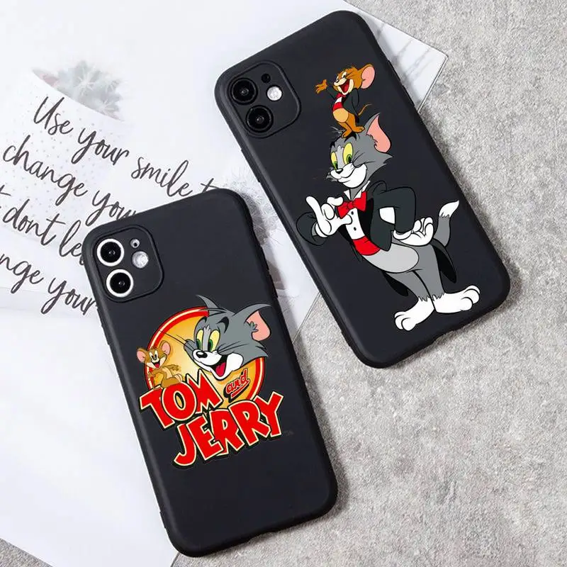 Купи Classic Tom and Jerry Phone Case For iphone 14 Plus 13 12 Mini 11 Pro XS Max X XR Cover за 90 рублей в магазине AliExpress