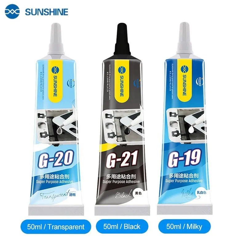 

Солнечный черный прозрачный молочный многоцелевой клей подходит для кристальных ювелирных изделий/кожи/часов/всех видов ремонта ЖК-экрано...