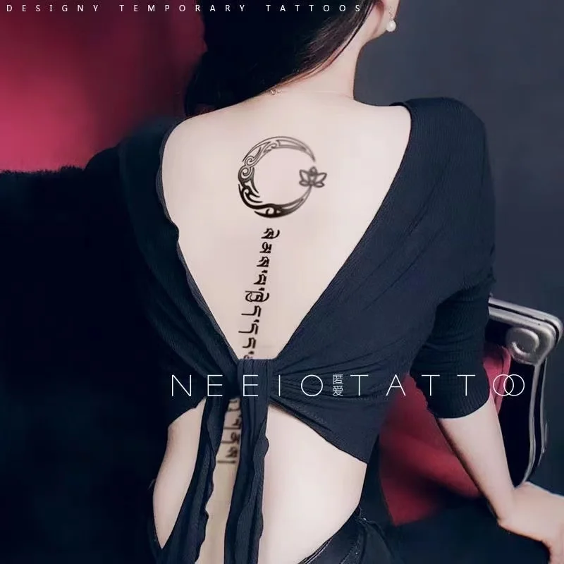 Водостойкая Временная тату-наклейка привлекательный Английский алфавит дизайн