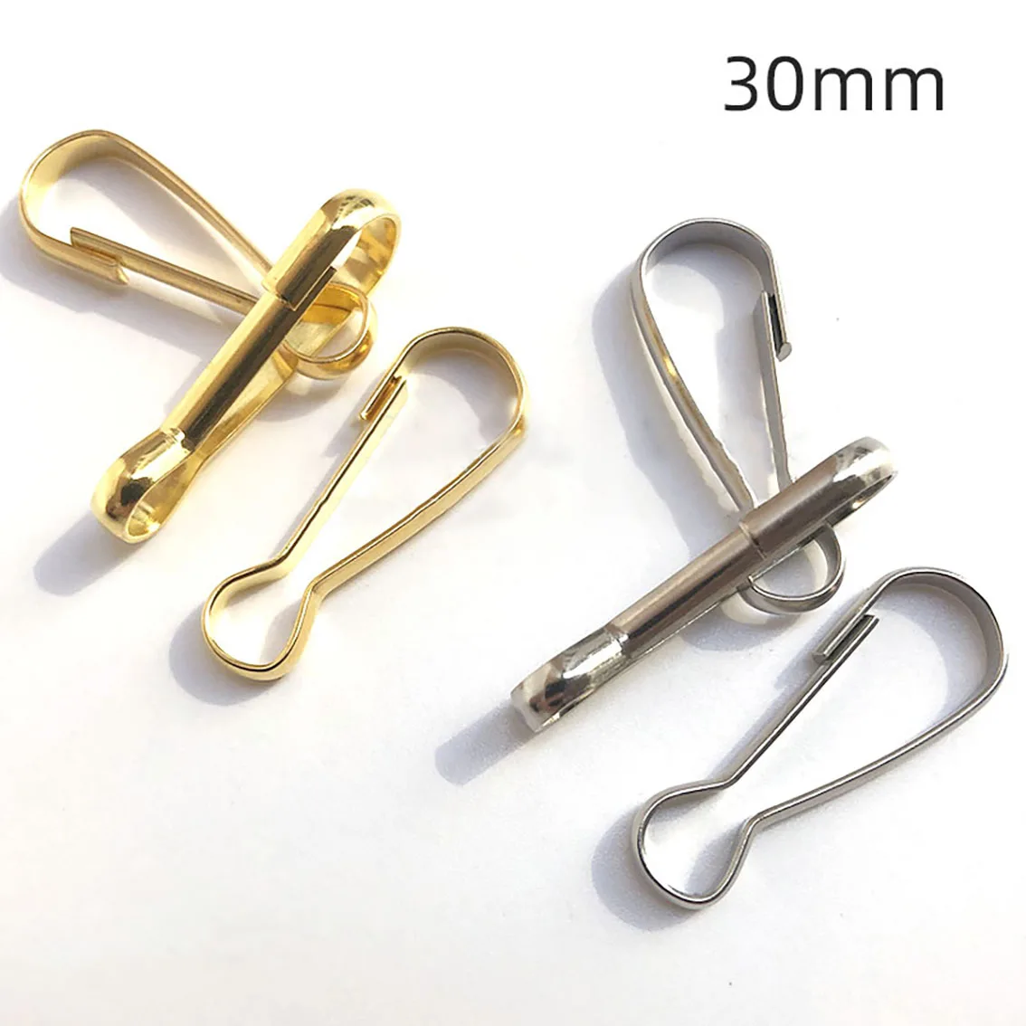 

Lanyard Snap Clip Hooks 13.5/16/20/25/30/32/34/40/42/50mm Iron Spring Buckle For Keychain Keyring DIY Jewelry Accessory