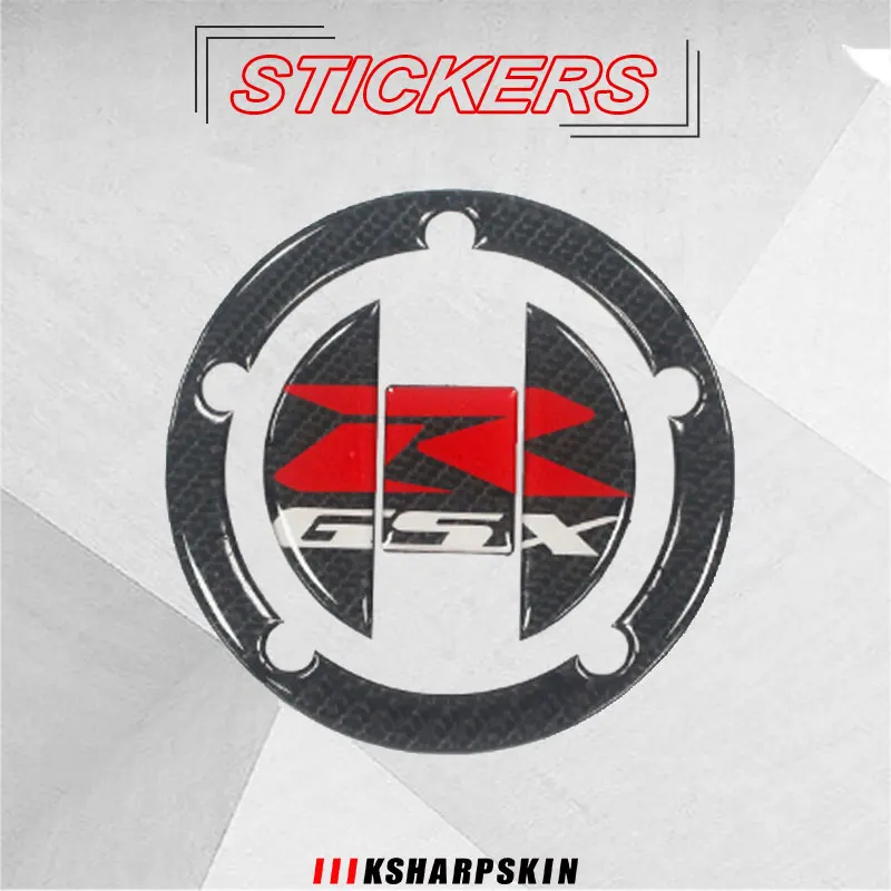 

Аксессуары для мотоцикла, 3D чехол из углеродного волокна для топливного бака, водонепроницаемые декоративные защитные наклейки, подходит для SUZUKI GSXR
