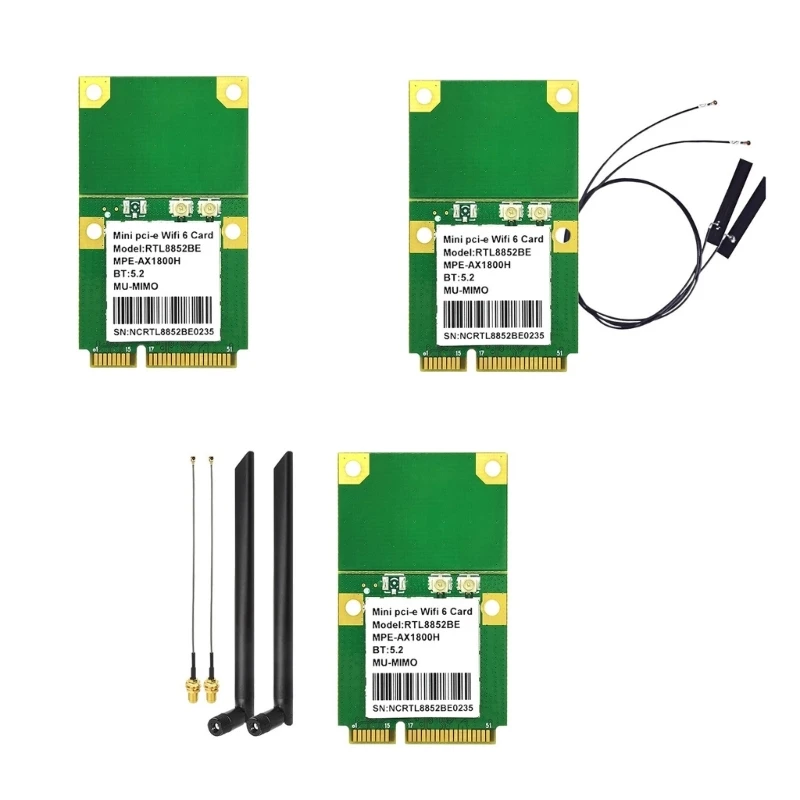 Мини-карта PCIE WIFI WIFI6 Модуль беспроводной сетевой карты BT5.0 для промышленного N58E