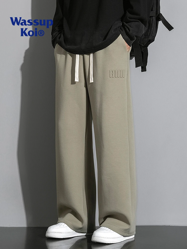 Спортивные штаны Wassup против морщин мужские осенние и зимние прямые