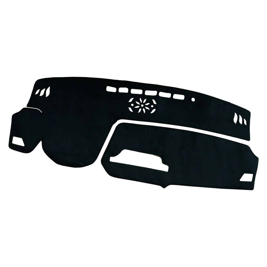 

2Pcs Black Dashboard Dash Mat Sun Cover Pad Fit For Lexus RX350 RX450H 2016 2017 2018 2019 2020 2021 2022 LHD Plush Fabric