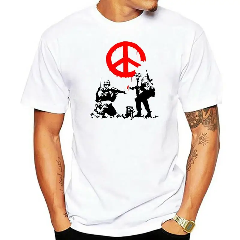 

Новая футболка BANKSY PEACE