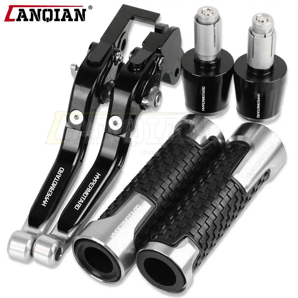 

Motorcycle CNC Aluminum Adjustable Brake Clutch Levers Handlebar Hand Grips Ends For DUCATI HYPERMOTARD 821 SP 2013 2014 2015