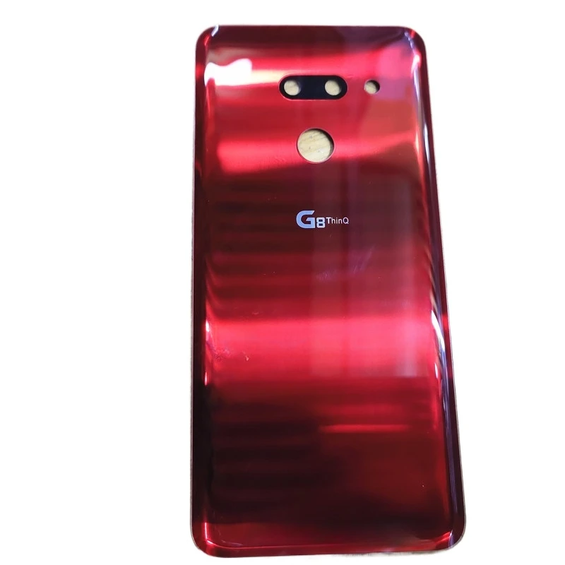 Задняя крышка корпуса с клеем для LG G8 ThinQ батарейного отсека G820 G820N G820QM7 LMG820UM2
