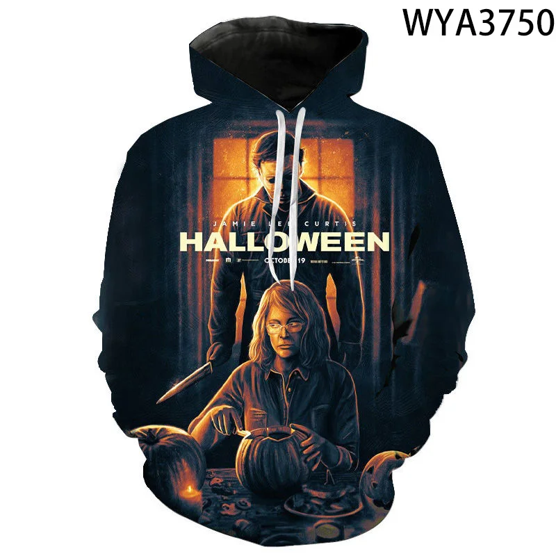 

2023 Personality Halloween Horror Movie Michael Myers 3D Printed Hoodies Men Women Casual Sweatshirts Cool Pullover Coat Tops