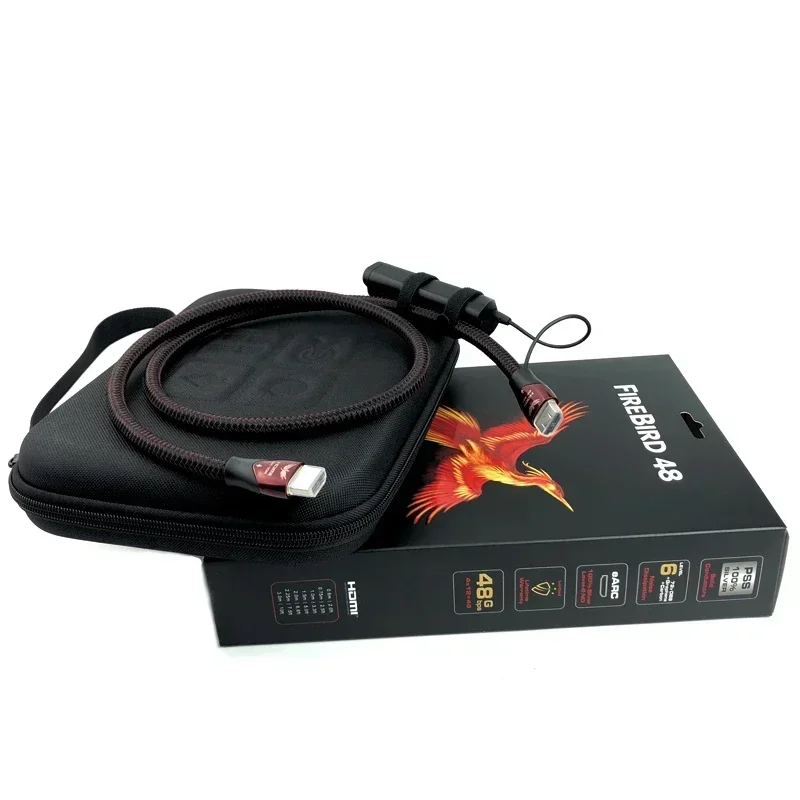 Высококачественный кабель HDMI FireBird с 10% серебряным покрытием, для AV-устройств и телевизоров, Ultra HD видео, HiFi аудио, EARC, 8K-10K, 48 Гбитс, HDMI 2.1 (art.: 3920dc86fb0fa) - 3920dc86fb0fa