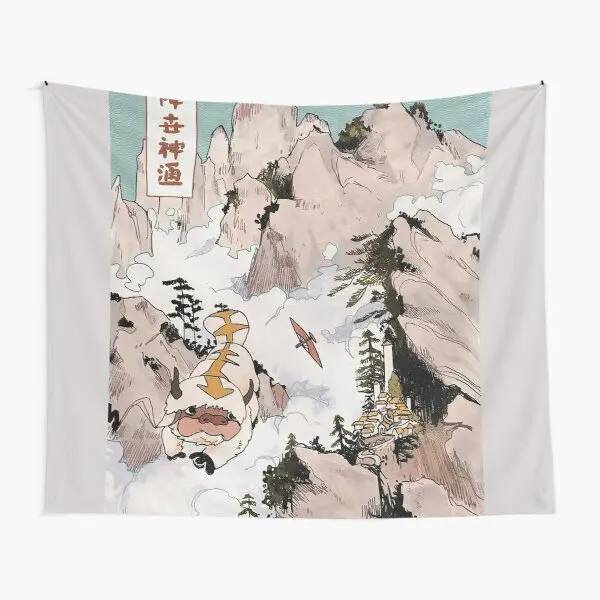 

Avatar The Last Airbender Appa гобелен, подвесной красивый искусственный декор для спальни, гостиной, ванной комнаты
