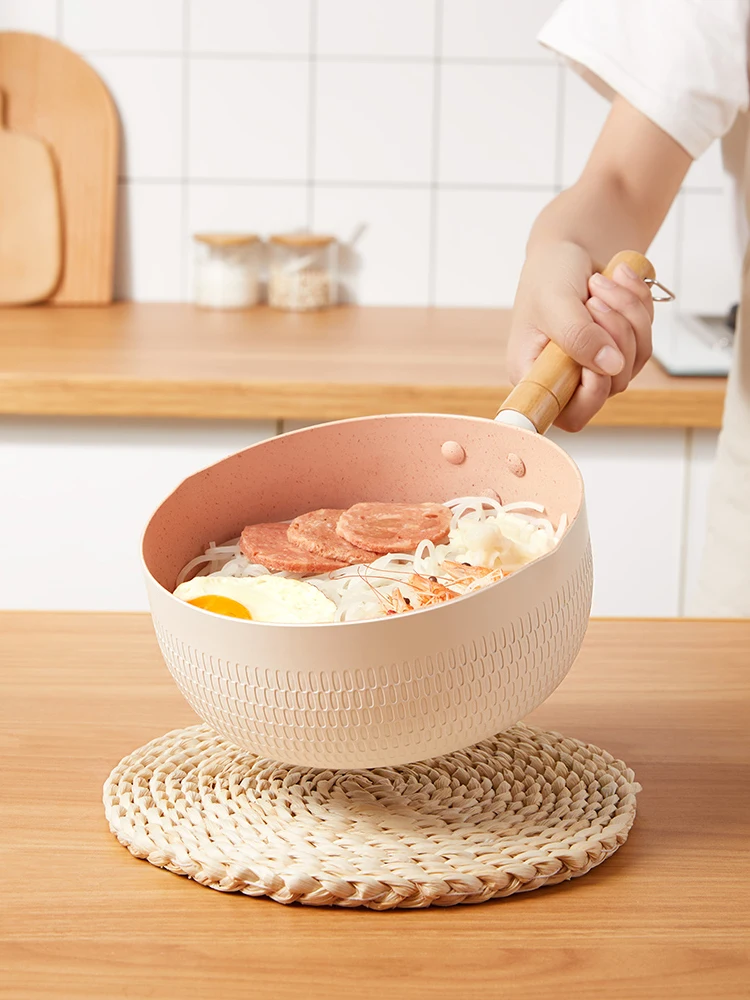 Кухонный горшок для готовки Maifan каменные антипригарные кастрюли приготовления