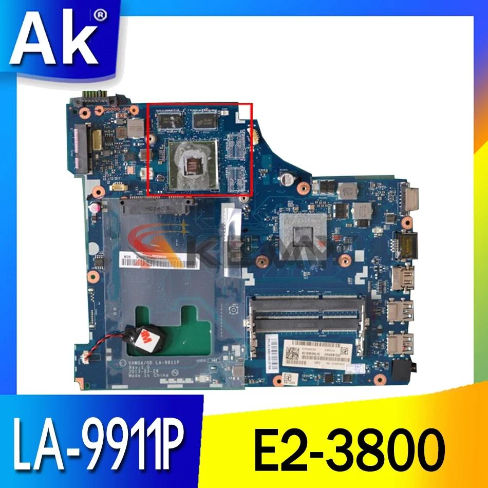 

Материнская плата VAWGA/GB LA-9911P Rev 1,0 для ноутбука Lenovo G505, материнская плата для центрального процессора