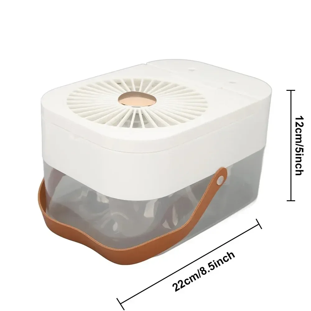 ERYAN Офисный настольный мини-вентилятор для охлаждения и увлажнения с небольшим