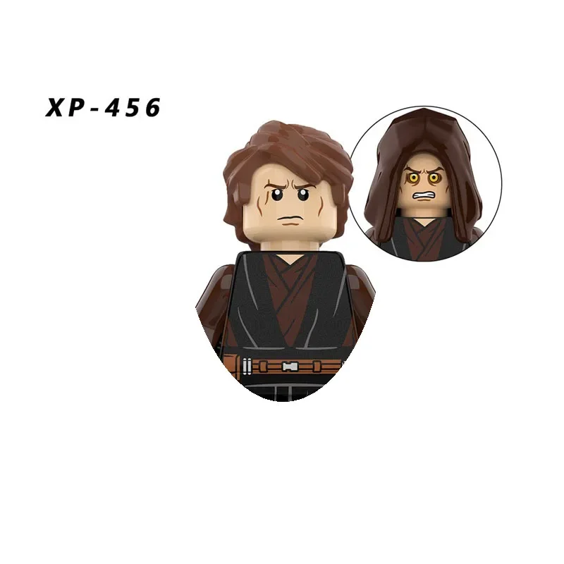 KT1059 Hot Toys Star Wars Building Blocks Mandalorians Han Solo Luke Guard Thrawn Baylan Skoll Shin Hati mini building block