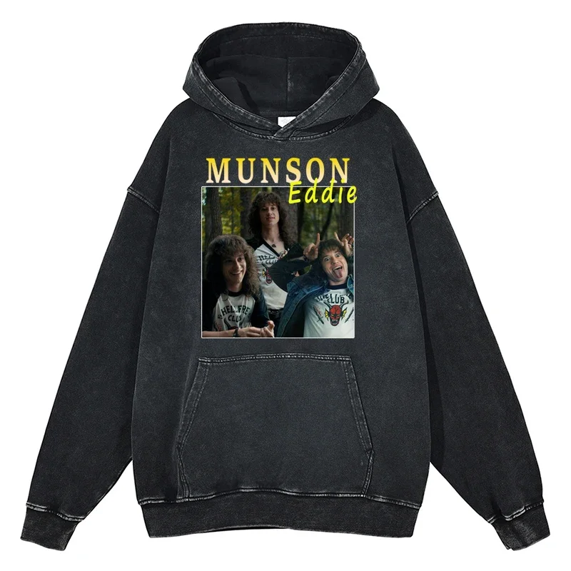 Мужская хлопковая толстовка с капюшоном в стиле Харадзюку