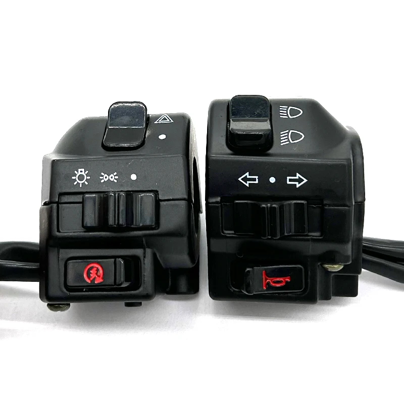 

Универсальные Алюминиевые Переключатели На Руль Мотоцикла 7/8 Дюйма (22 Мм) С Кнопками Управления Звуковым Сигналом