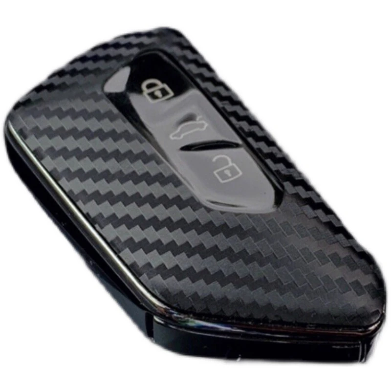 Фото Для Volkswagen Golf 8 ID4CROZZ ID6X ID3 Talagon Atlas Teramont наклейка на ключ из углеродного волокна, декоративная наклейка для автомобиля, чехол для ключа автомобиля №5