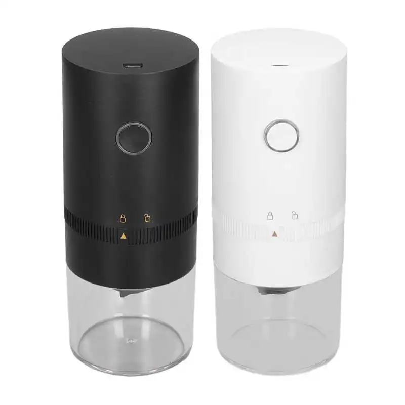 

Cordless Electric Coffee Grinder USB Charging Portable Acrylic Transparent Visible Coffee Bean Grain Spices Mill for Kitchen