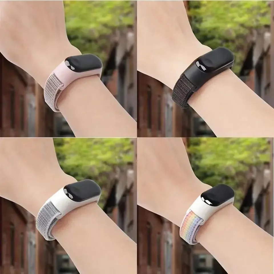 Фото Нейлоновый браслет-петля для умных часов Xiaomi Mi Band 7-7 nfc Sports Miband7 Correa Сменный браслет smartband 7 6 5 4 3 Ремешок №5