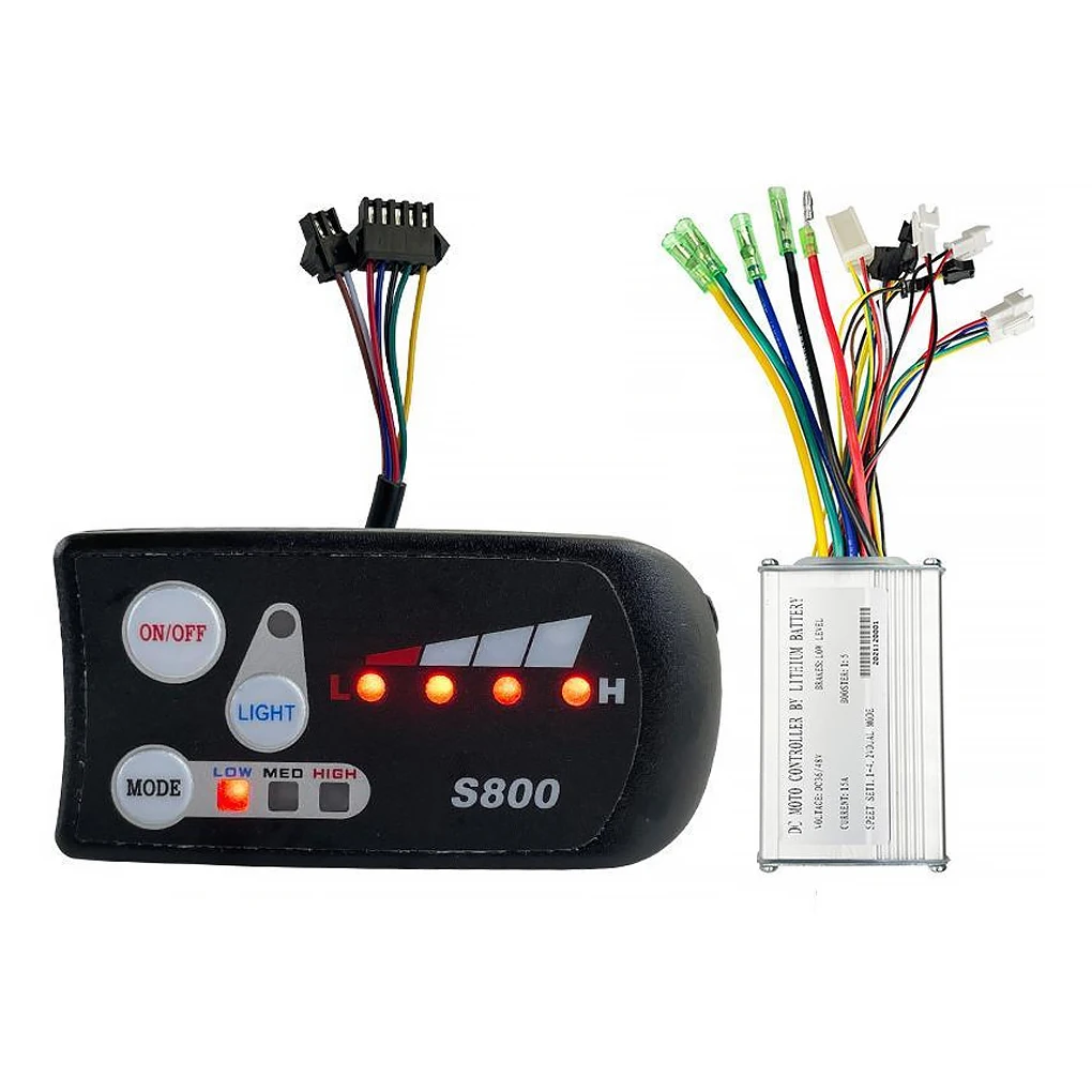 

Electric Bike LED Motor Speed Controller Set Button Operation Scooter