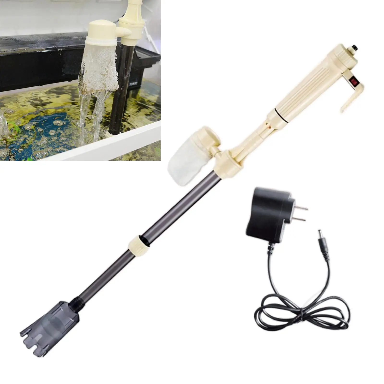 Фото Аквариумный гравий CLEAner Электрический вакуумный аквариум CLEAner, 3 №1