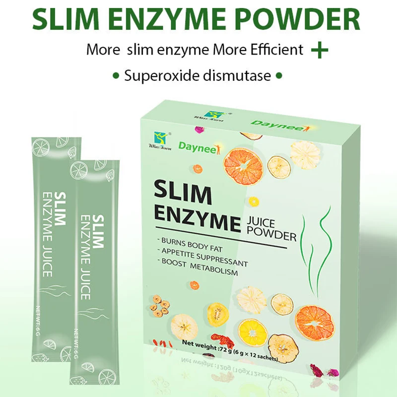 

12 Pcs Fruit Probiotics Enzyme Powder Promotes Intestinal Movement Metabolism Appetite Inhibition Health Food