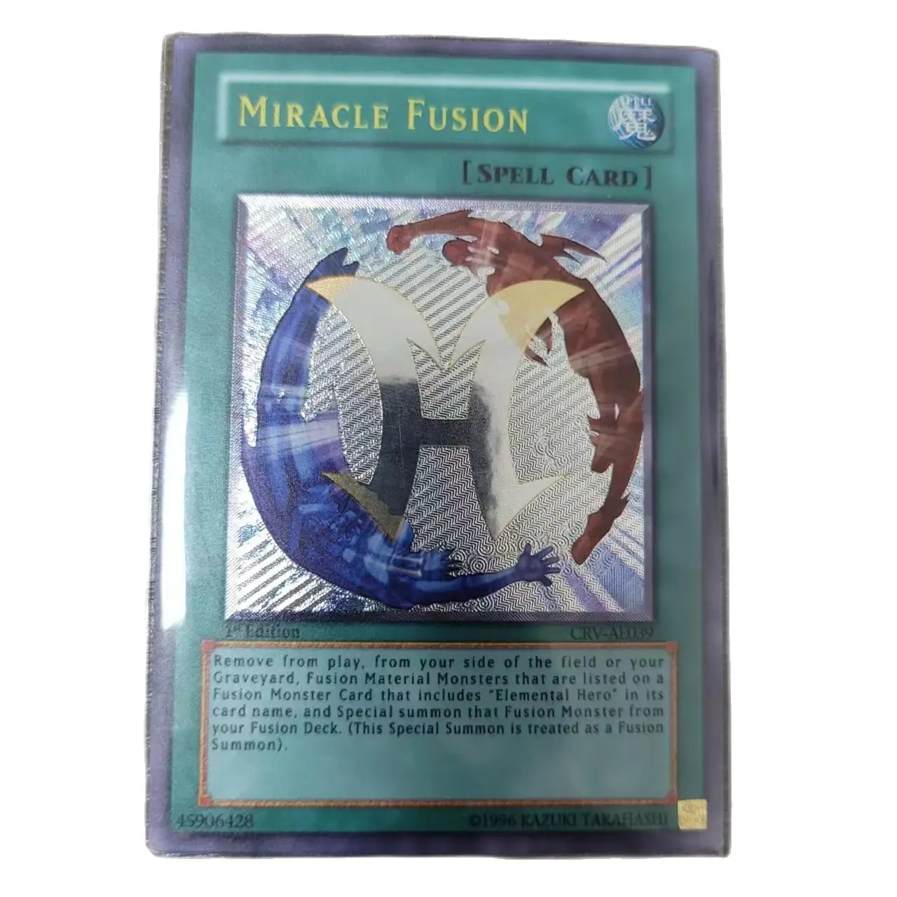 

Yu Gi Oh Ultimate Rare CRV-JP039/Miracle Fusion Children's Gift Collection Card Toy (Not original)